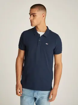 Tommy Hilfiger: Рубашка  Tommy Jeans с воротником