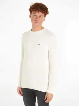 Tommy Hilfiger: Белый свитер  Tommy Jeans