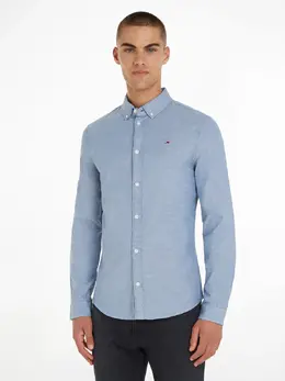 Tommy Hilfiger: Рубашка  Tommy Jeans с длинным рукавом