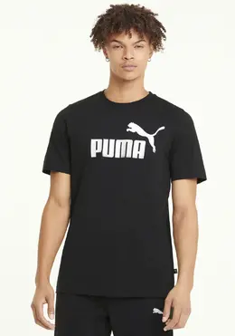 PUMA: Чёрная футболка 