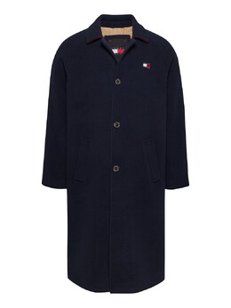Tommy Hilfiger: Тёмное пальто  Tommy Jeans