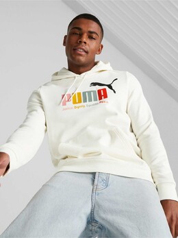 PUMA: Многоцветная толстовка  Ess