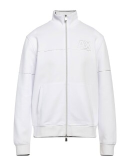 Armani Exchange: Белая толстовка 