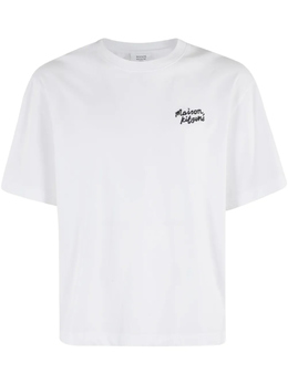 Maison Kitsuné: Белая футболка 