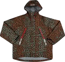 Supreme: Куртка с леопардовым принтом 