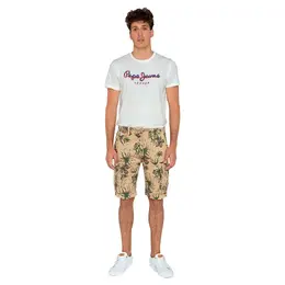 Pepe Jeans: Бежевые шорты 
