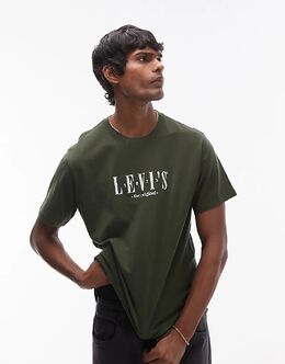 Levi's: Тёмная футболка 