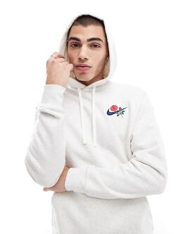 Nike: Толстовка  Swoosh с капюшоном