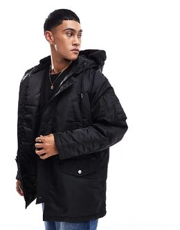 Carhartt WIP: Чёрная куртка 