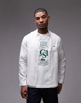 Lacoste: Льняная рубашка 