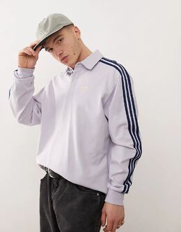 Adidas Originals: Серебристое поло 