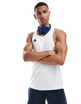 adidas Performance: Белая футболка 