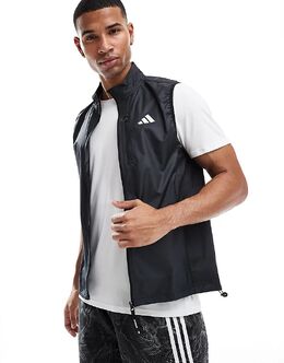 adidas Performance: Чёрный жилет 