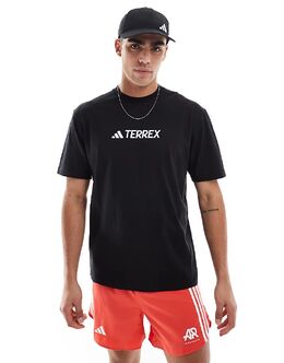 adidas Performance: Чёрная футболка 