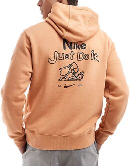 Nike: Толстовка  Club с капюшоном