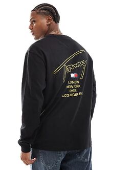 Tommy Jeans: Футболка с длинным рукавом 