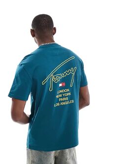 Tommy Jeans: Футболка с принтом 