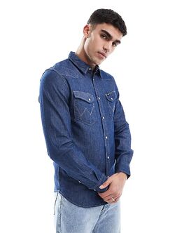 Wrangler: Джинсовая рубашка 