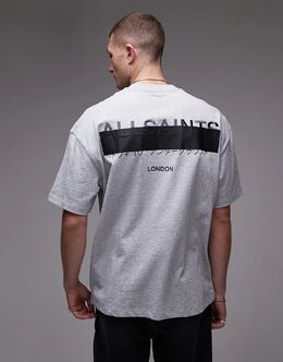 Allsaints: Футболка оверсайз 