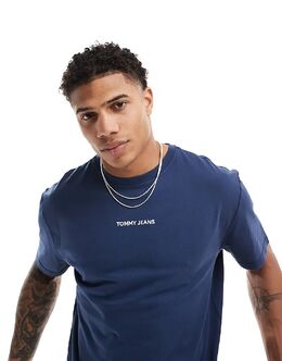 Tommy Jeans: Тёмная футболка 