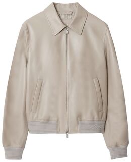 Burberry: Белая куртка  Harrington