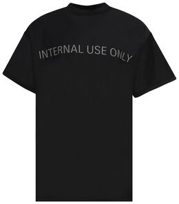 Balenciaga: Чёрная футболка 