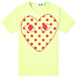 Comme Des Garçons Play: Футболка  Heart с коротким рукавом