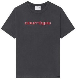 Courreges: Серая футболка 