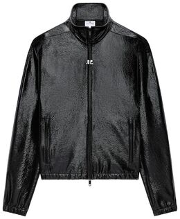 Courreges: Чёрная куртка 