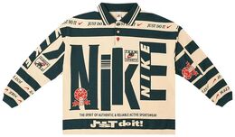 Nike: Поло с длинным рукавом 