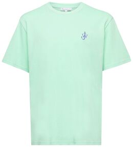 JW Anderson: Футболка  Anchor с вышивкой