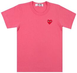 Comme Des Garçons Play: Футболка  Heart с коротким рукавом