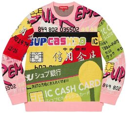 Supreme: Розовый свитер 