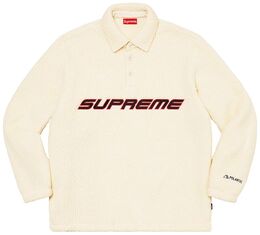 Supreme: Поло  Polartec с длинным рукавом