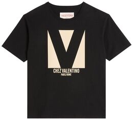 Valentino: Футболка с принтом 