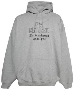 Vetements: Толстовка оверсайз 