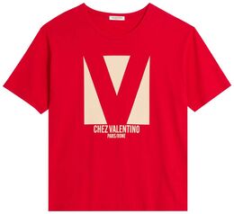 Valentino: Футболка с принтом 