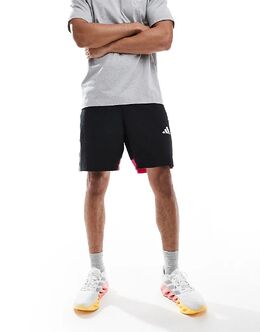 adidas Performance: Чёрные шорты 