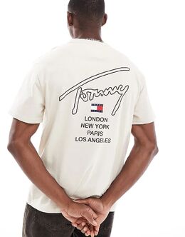 Tommy Jeans: Футболка с принтом 