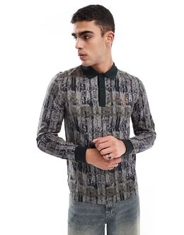 Fred Perry: Рубашка с длинным рукавом 