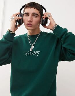 Obey: Зелёная толстовка 