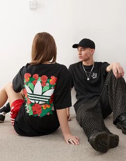 Adidas Originals: Чёрная футболка 