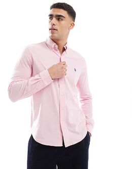 Polo Ralph Lauren: Розовая рубашка 