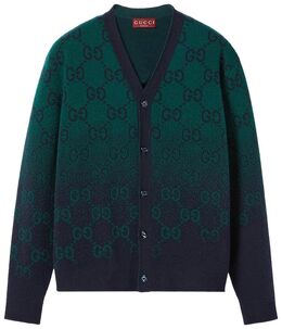 Gucci: Жаккардовый кардиган 