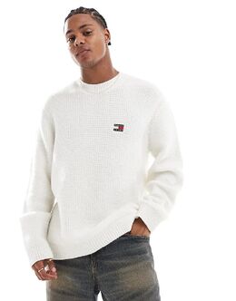 Tommy Jeans: Белый свитер 