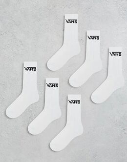 Vans: Белые носки 