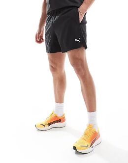 PUMA: Чёрные шорты  Essentials
