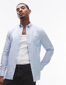 Tommy Hilfiger: Светлая рубашка  Dobby