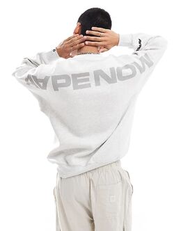 Aape By A Bathing Ape: Серая толстовка 