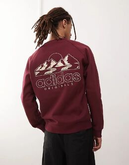 Adidas Originals: Красная толстовка 